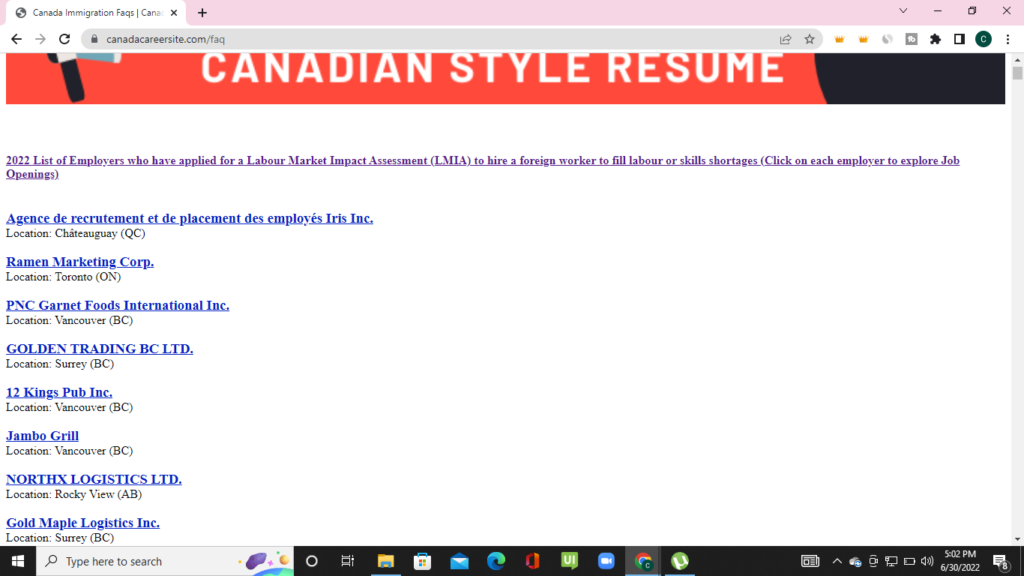 canada career site