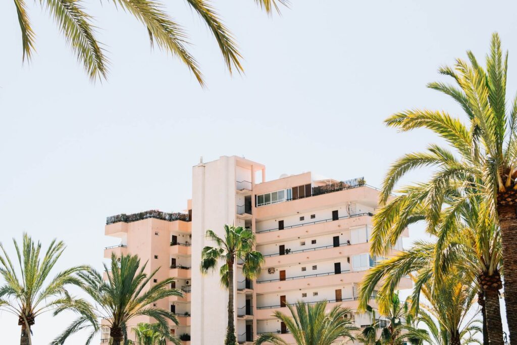 Apartment building in Spain