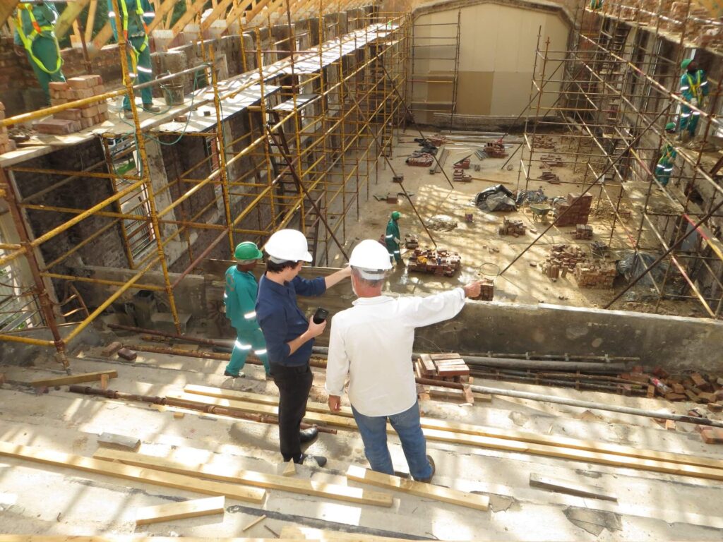 image of construction workers working in a site