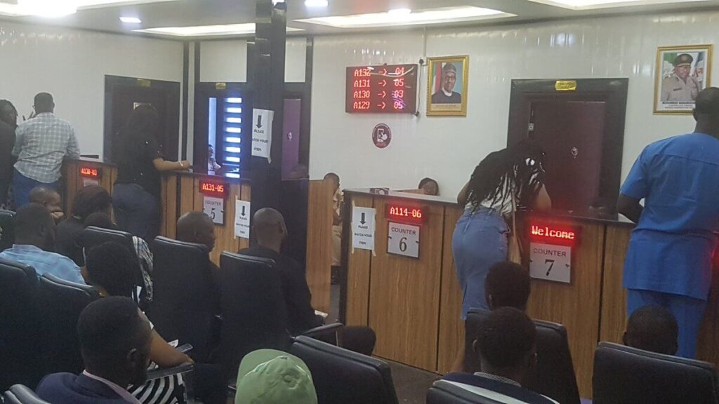 Image of Nigeria passport processing centre 