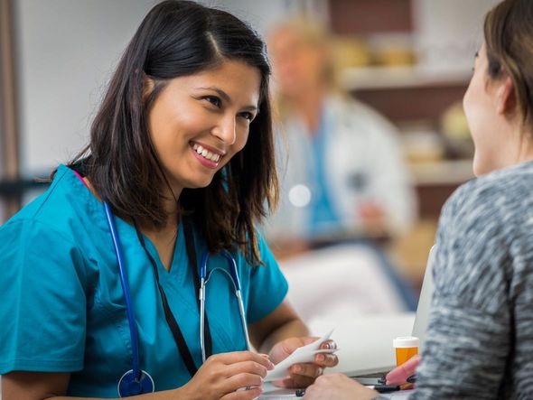 Image of a Geneva healthcare doctor attending to a patient