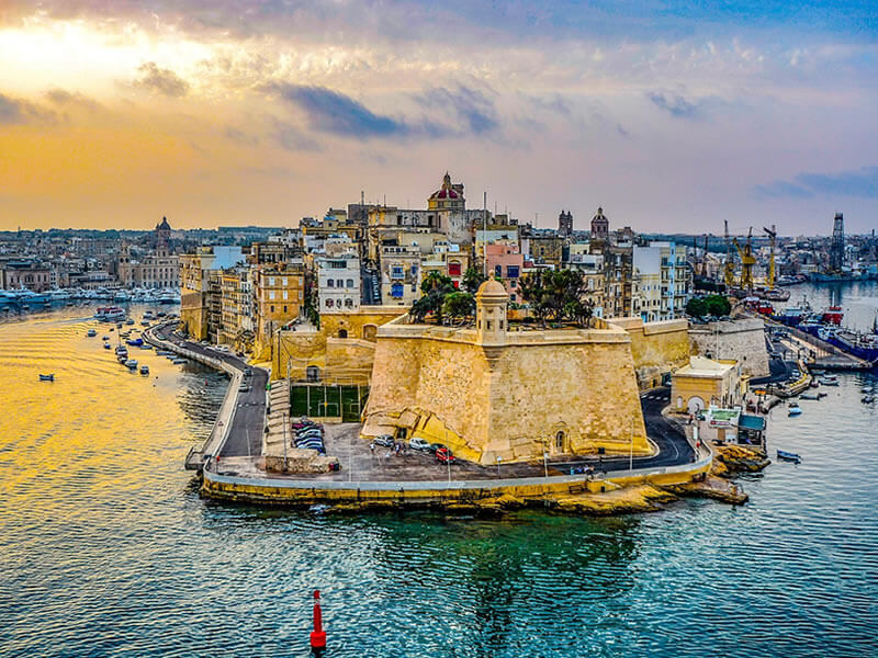Image of the island of malta