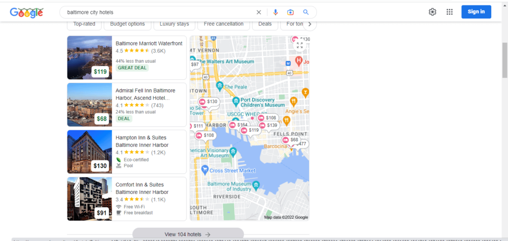 cheapest way to book hotels through google