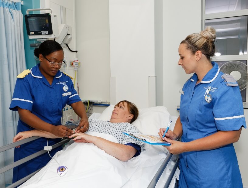 Image of ward nurses who are recipients of nursing jobs in New Zealand