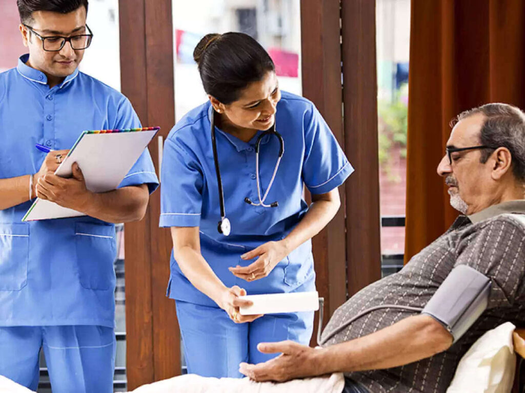 Image of staff nurses working in a hospital