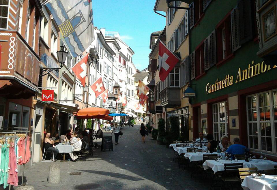 Image of a beautiful Swiss city, for those planning on moving to Switzerland