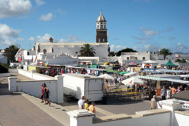 Teguise, Market on the island of Lanzarote