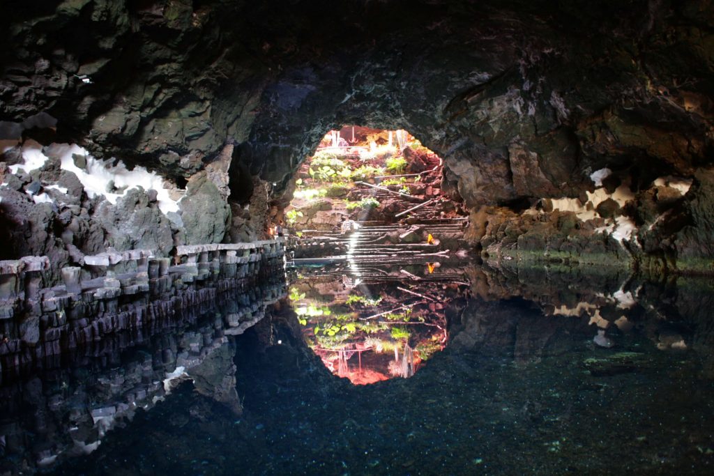 Jameos del Agua caves on the island of Lanzarote
