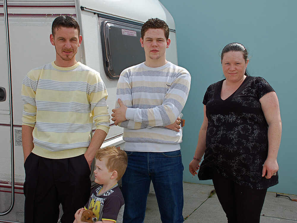 A family of Irish travellers