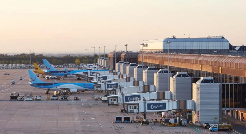 Manchester airport displayed on Fuse Chronicles