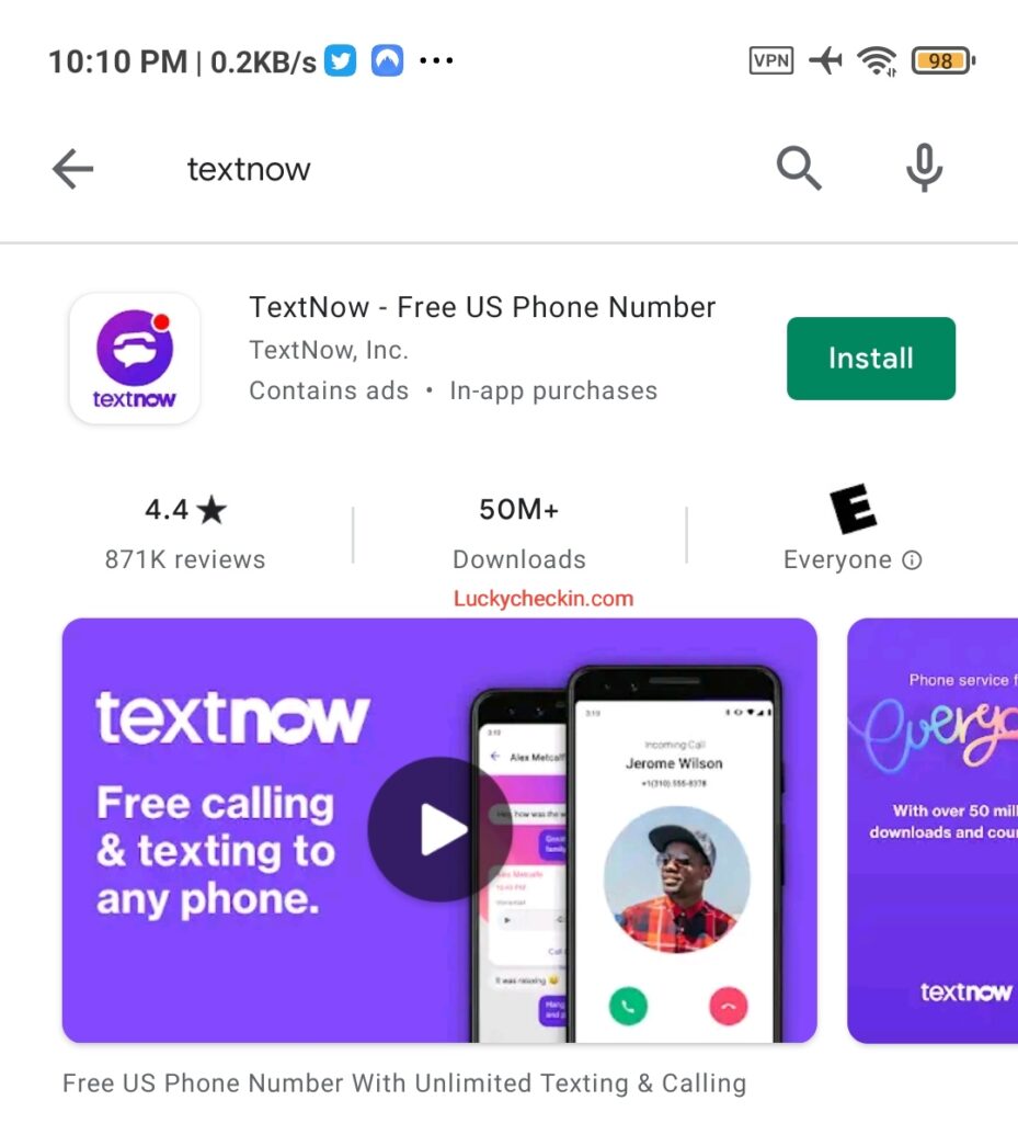 free US phone number