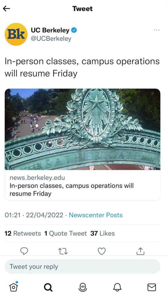 uc berkeley eases lockdown