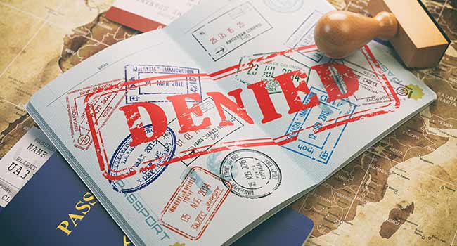 U.S visa denied