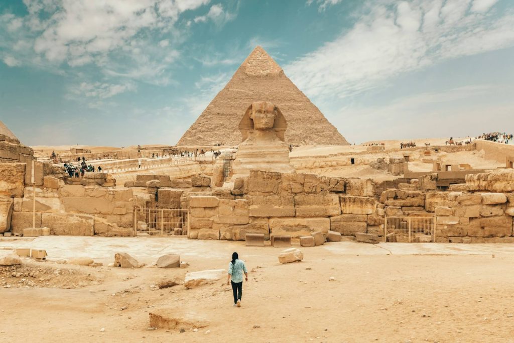 The pyramid of Egypt
